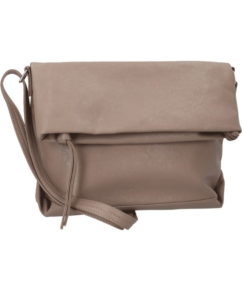 Legato Largo(レガートラルゴ)の「Legato Largo ユニプレーン口折れショルダー(ショルダーバッグ・レディース・ブルーグレー/ブラック/グレイッシュベージュ/アイボリー・FREE)」の4枚目の写真