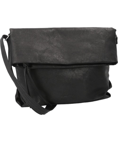 Legato Largo(レガートラルゴ)の「Legato Largo ユニプレーン口折れショルダー(ショルダーバッグ・レディース・ブルーグレー/ブラック/グレイッシュベージュ/アイボリー・FREE)」の3枚目の写真