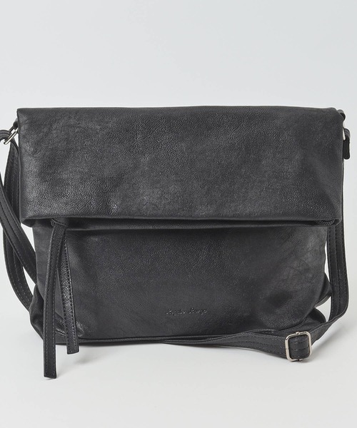 Legato Largo(レガートラルゴ)の「Legato Largo ユニプレーン口折れショルダー(ショルダーバッグ・レディース・ブルーグレー/ブラック/グレイッシュベージュ/アイボリー・FREE)」の8枚目の写真