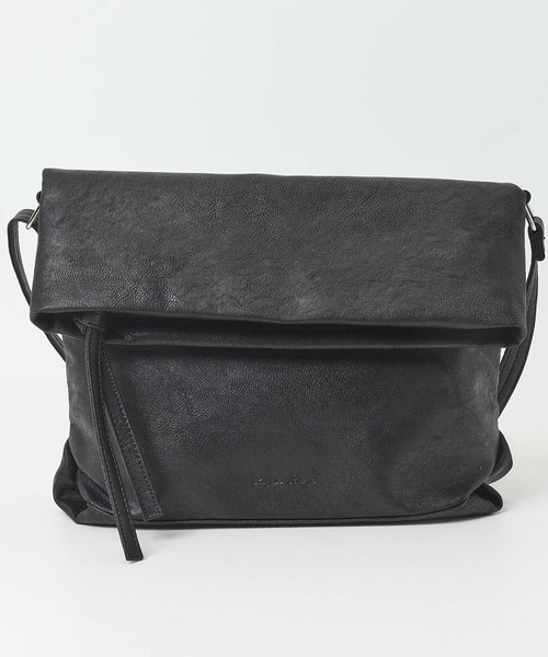 Legato Largo(レガートラルゴ)の「Legato Largo ユニプレーン口折れショルダー(ショルダーバッグ・レディース・ブルーグレー/ブラック/グレイッシュベージュ/アイボリー・FREE)」の22枚目の写真