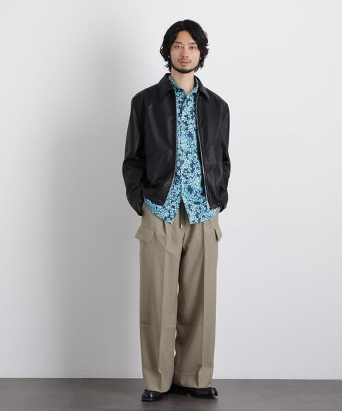 NANO universe（ナノユニバース）の「「Gavante」ドライギャバワイドカーゴパンツ（カーゴパンツ・メンズ・ライトベージュ/カーキ・L/M）」の21枚目の写真