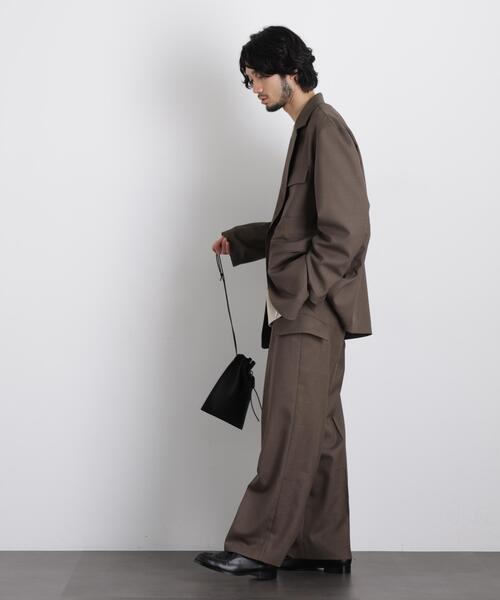 NANO universe（ナノユニバース）の「「Gavante」ドライギャバワイドカーゴパンツ（カーゴパンツ・メンズ・ライトベージュ/カーキ・L/M）」の10枚目の写真