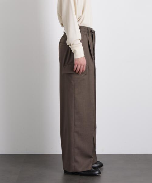 NANO universe（ナノユニバース）の「「Gavante」ドライギャバワイドカーゴパンツ（カーゴパンツ・メンズ・ライトベージュ/カーキ・L/M）」の12枚目の写真