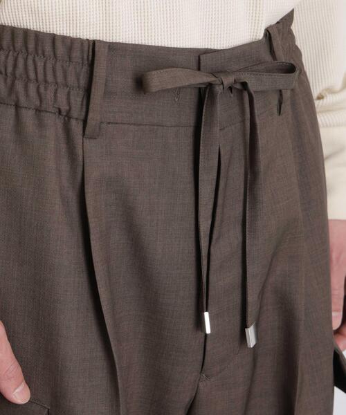 NANO universe（ナノユニバース）の「「Gavante」ドライギャバワイドカーゴパンツ（カーゴパンツ・メンズ・ライトベージュ/カーキ・L/M）」の14枚目の写真