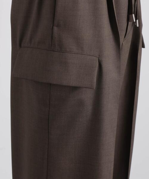 NANO universe（ナノユニバース）の「「Gavante」ドライギャバワイドカーゴパンツ（カーゴパンツ・メンズ・ライトベージュ/カーキ・L/M）」の17枚目の写真