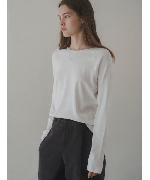 THEMITTEN（ザ・ミトン）の「[39th] Raglan sleeve t-shirt (white)（Tシャツ/カットソー・レディース・その他・FREE）」の6枚目の写真
