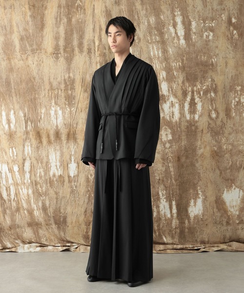 HARE（ハレ）の「【NARRIL】Judo-Style Hakama Trousers（デニムパンツ・メンズ・ブラック/ネイビー・SMALL/MEDIUM）」の11枚目の写真