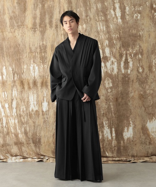 HARE（ハレ）の「【NARRIL】Judo-Style Hakama Trousers（デニムパンツ・メンズ・ブラック/ネイビー・SMALL/MEDIUM）」の13枚目の写真