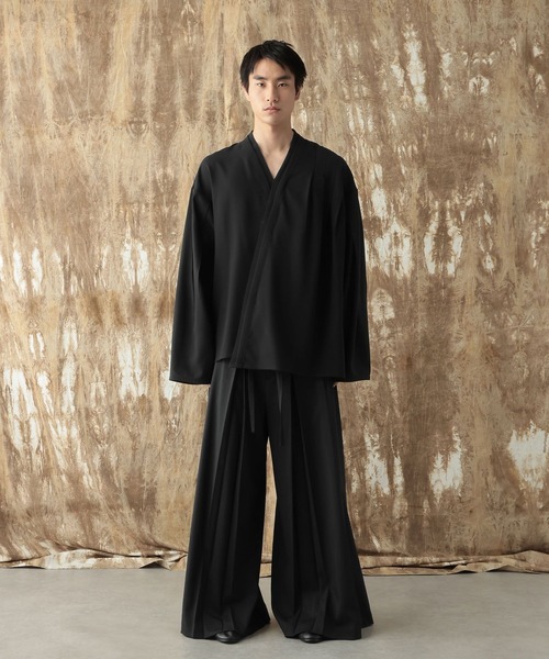 HARE（ハレ）の「【NARRIL】Judo-Style Hakama Trousers（デニムパンツ・メンズ・ブラック/ネイビー・SMALL/MEDIUM）」の14枚目の写真