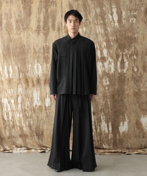 HARE（ハレ）の「【NARRIL】Judo-Style Hakama Trousers（デニムパンツ・メンズ・ブラック/ネイビー・SMALL/MEDIUM）」の16枚目の写真