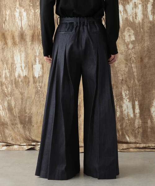 HARE（ハレ）の「【NARRIL】Judo-Style Hakama Trousers（デニムパンツ・メンズ・ブラック/ネイビー・SMALL/MEDIUM）」の20枚目の写真