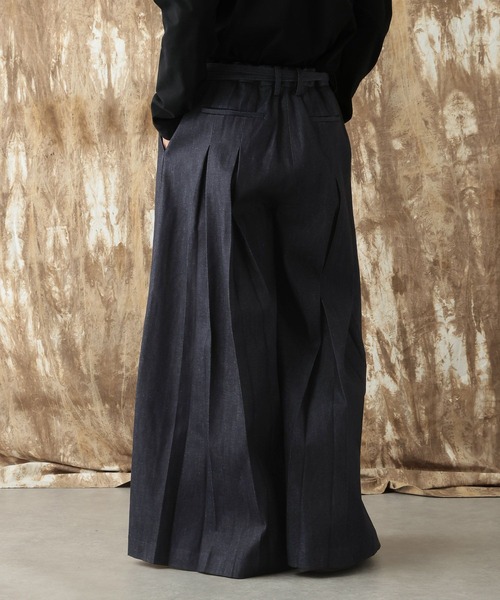 HARE（ハレ）の「【NARRIL】Judo-Style Hakama Trousers（デニムパンツ・メンズ・ブラック/ネイビー・SMALL/MEDIUM）」の21枚目の写真