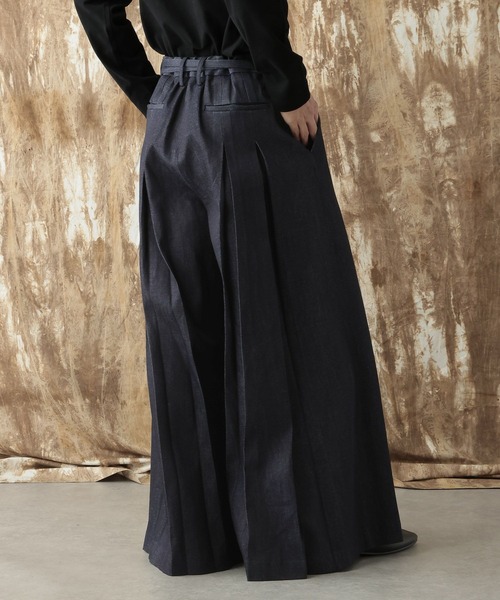 HARE（ハレ）の「【NARRIL】Judo-Style Hakama Trousers（デニムパンツ・メンズ・ブラック/ネイビー・SMALL/MEDIUM）」の22枚目の写真