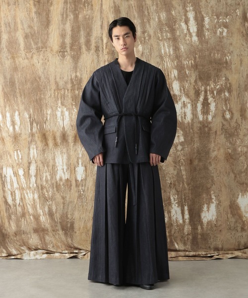 HARE HAKAMAクロップドパンツ　新品未使用 NARRIL】Judo-Style Hakama Trousers（デニムパンツ）｜HARE（ハレ）の