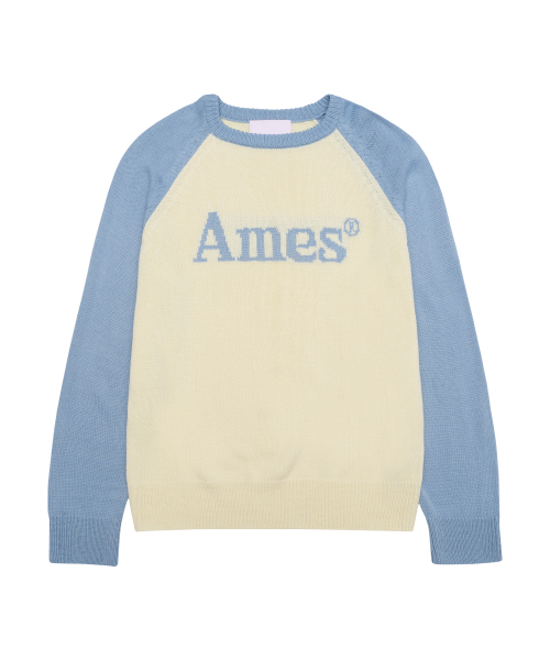AMESWORLDWIDE(アメスワールドワイド)の「BASIC RAGLAN PULLOVER KNIT LIGHT BLUE(ニット/セーター・メンズ・その他・LARGE/MEDIUM/SMALL)」の13枚目の写真