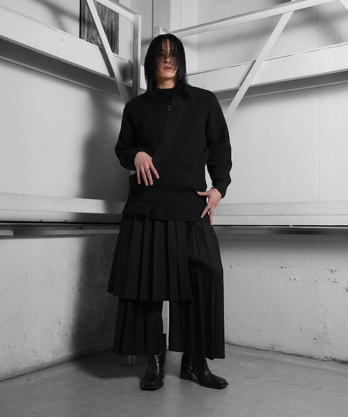 Ruze(ルゼ)の「HAKAMA pleats wide pants /ハカマプリーツワイドパンツ(その他パンツ・メンズ・ブラック・FREE)」の13枚目の写真
