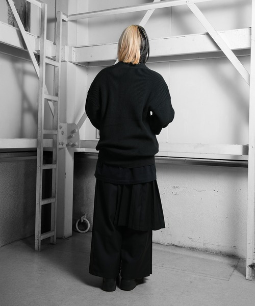 Ruze(ルゼ)の「HAKAMA pleats wide pants /ハカマプリーツワイドパンツ(その他パンツ・メンズ・ブラック・FREE)」の6枚目の写真