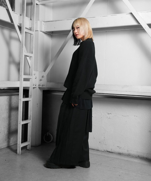 Ruze(ルゼ)の「HAKAMA pleats wide pants /ハカマプリーツワイドパンツ(その他パンツ・メンズ・ブラック・FREE)」の12枚目の写真