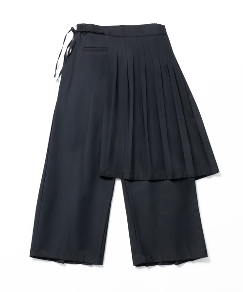 Ruze(ルゼ)の「HAKAMA pleats wide pants /ハカマプリーツワイドパンツ(その他パンツ・メンズ・ブラック・FREE)」の7枚目の写真