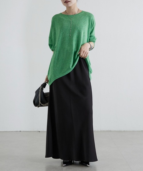 Lui's（ルイス）の「シアースラブルーズロンT（Tシャツ/カットソー・レディース・グリーン/ブラック/オフホワイト・FREE）」の22枚目の写真