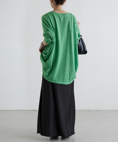 Lui's（ルイス）の「シアースラブルーズロンT（Tシャツ/カットソー・レディース・グリーン/ブラック/オフホワイト・FREE）」の20枚目の写真