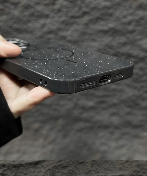 WESTBOY(ウエストボーイ)の「ユニセックス MagSafe対応 キラキラ ラメ iPhoneケース iPhoneカバー アイフォンケース スマホケース WO26S6IPC02(スマホケース/カバー・メンズ・ホワイト/ブラック・iPhone 15/iPhone 16/iPhone 17)」の8枚目の写真