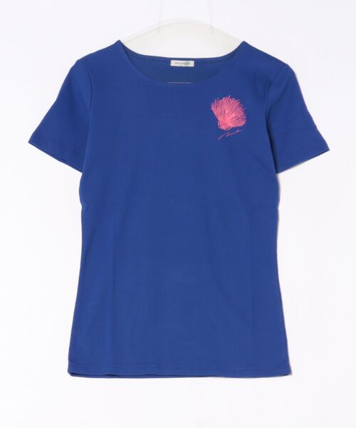 Maunaloa(マウナロア)の「【Maunaloa】レフアTシャツ(Tシャツ/カットソー・レディース・ブルー/ブラック・L/M/XL)」の2枚目の写真