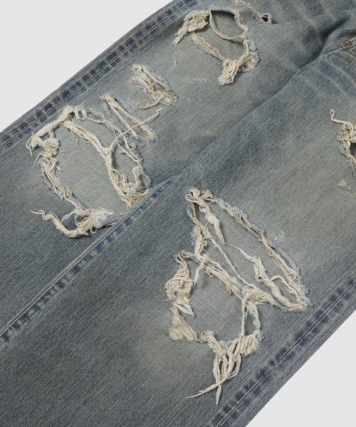 SUGARHILL（シュガーヒル）の「DISTRESSED MODERN DENIM REGULAR CUT（デニムパンツ・メンズ・ブルー系その他・30/32/34）」の4枚目の写真