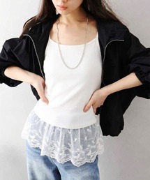 SpRay | カップ付テレコレイヤードキャミ(キャミソール)