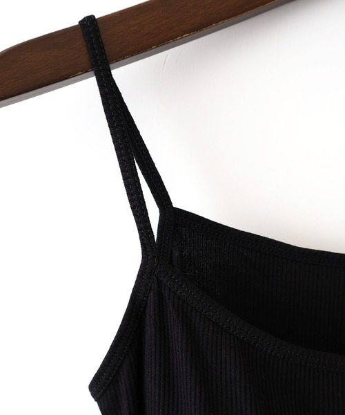 SpRay（スプレイ）の「カップ付テレコレイヤードキャミ（キャミソール・レディース・ブラック/ホワイト・FREE）」の20枚目の写真