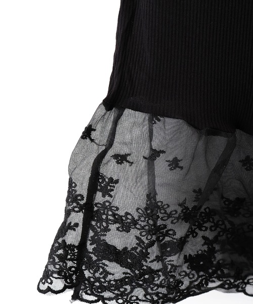 SpRay（スプレイ）の「カップ付テレコレイヤードキャミ（キャミソール・レディース・ブラック/ホワイト・FREE）」の21枚目の写真