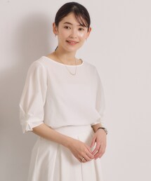 ITS'DEMO | 【手洗い可／セットアップ可】サッカーブラウス(シャツ/ブラウス)