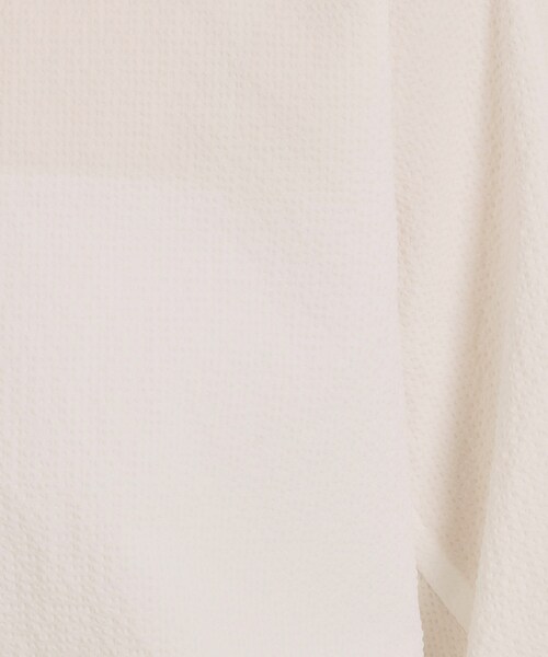 ITS'DEMO（イッツデモ）の「【手洗い可／セットアップ可】サッカーブラウス（シャツ/ブラウス・レディース・オフホワイト/ブラック/ブルー・00）」の10枚目の写真