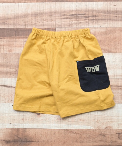 LSP WOW（エルエスピーワオ）の「【LSP WOW!】両面ミニ裏毛ハーフパンツ（その他パンツ・キッズ・ブラック/モカ/マスタード/グリーン/ブルー/ピンク/カーキ/レッド/グレー/パープル・90/100/110/120/80/130）」の15枚目の写真