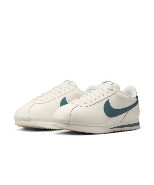 NIKE(ナイキ)の「NIKE W Cortez Leather(ナイキ コルテッツ レザー)(スニーカー・レディース・ホワイト系・23.5cm/23cm/29cm/28.5cm/28cm/27.5cm/27cm/26.5cm/26cm/25.5cm/25cm/24.5cm/24cm)」の1枚目の写真