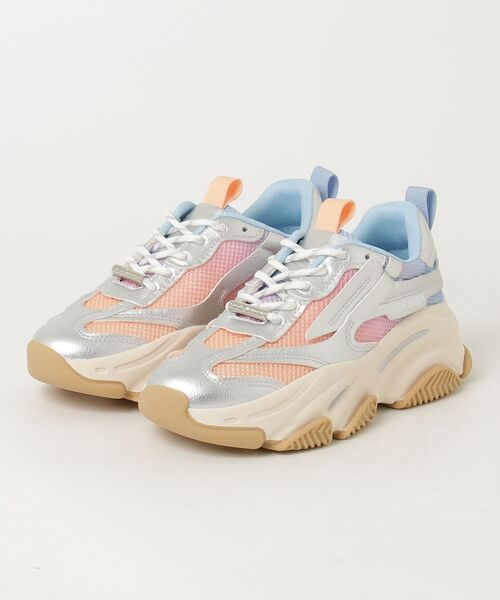 STEVE MADDEN(スティーブマデン)の「STEVE MADDEN スティーブマデン POSSESSION-E-XS ECOスニーカー(スニーカー・レディース・ブロンズ/シルバー系その他・23.5cm/24.0cm/24.5cm/25.0cm/23.0cm)」の2枚目の写真