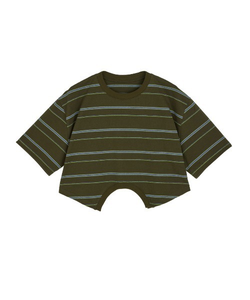 ELCHELE(エルチェレ)の「SAKASA OVER TEE(Tシャツ/カットソー・レディース・アイボリー/ブラック/カーキ・FREE)」の22枚目の写真