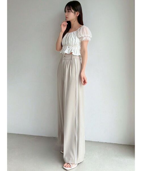 RESEXXY（リゼクシー）の「チュールレイヤードトップス（シャツ/ブラウス・レディース・その他1/ミント/ホワイト・FREE）」の17枚目の写真