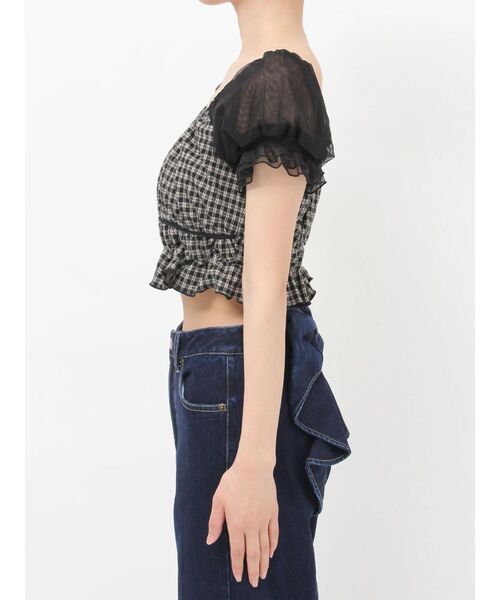 RESEXXY（リゼクシー）の「チュールレイヤードトップス（シャツ/ブラウス・レディース・その他1/ミント/ホワイト・FREE）」の19枚目の写真