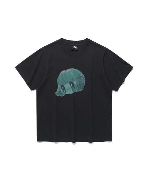 NICE GHOST CLUB(ナイスゴーストクラブ)の「BIG EYES DOLL TEE_CHARCOAL(NG2GMFT505A)(Tシャツ/カットソー・レディース・チャコール・F)」の4枚目の写真