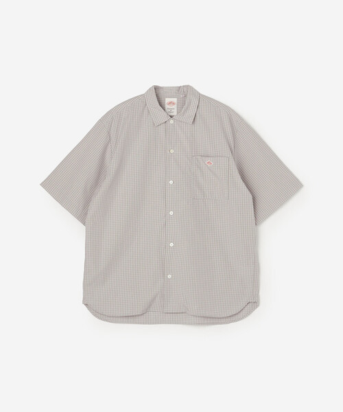 DANTON(ダントン)の「DANTON | コットンポプリン 半袖ワークシャツ PLAID MEN(シャツ/ブラウス・メンズ・グレー系その他/ブラウン系その他・42/40/38)」の10枚目の写真
