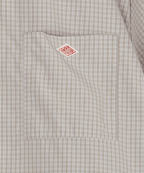 DANTON(ダントン)の「DANTON | コットンポプリン 半袖ワークシャツ PLAID MEN(シャツ/ブラウス・メンズ・グレー系その他/ブラウン系その他・42/40/38)」の15枚目の写真