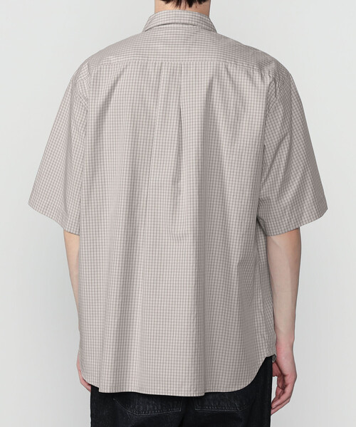 DANTON(ダントン)の「DANTON | コットンポプリン 半袖ワークシャツ PLAID MEN(シャツ/ブラウス・メンズ・グレー系その他/ブラウン系その他・42/40/38)」の9枚目の写真