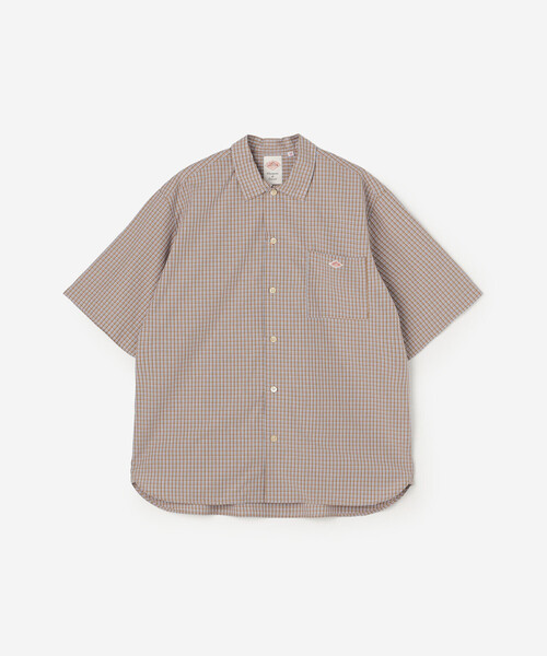 DANTON(ダントン)の「DANTON | コットンポプリン 半袖ワークシャツ PLAID MEN(シャツ/ブラウス・メンズ・グレー系その他/ブラウン系その他・42/40/38)」の17枚目の写真