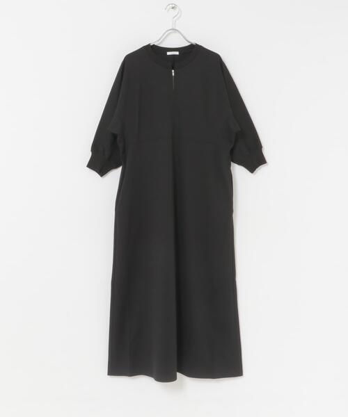 ITEMS URBANRESEARCH(アイテムズ アーバンリサーチ)の「ハーフジップドルマンワンピース(ワンピース・レディース・グレー系その他/ブラック/ブルー系その他・FREE)」の17枚目の写真