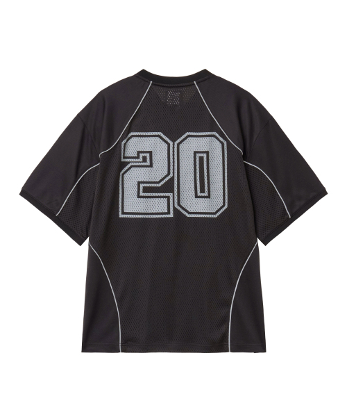 PHYPS MOTORCYCLE(フィップスモーターサイクル)の「Mesh Piping Block Motorcycle Short Sleeve Black(Tシャツ/カットソー・レディース・その他・SMALL/MEDIUM/LARGE/X-LARGE)」の3枚目の写真