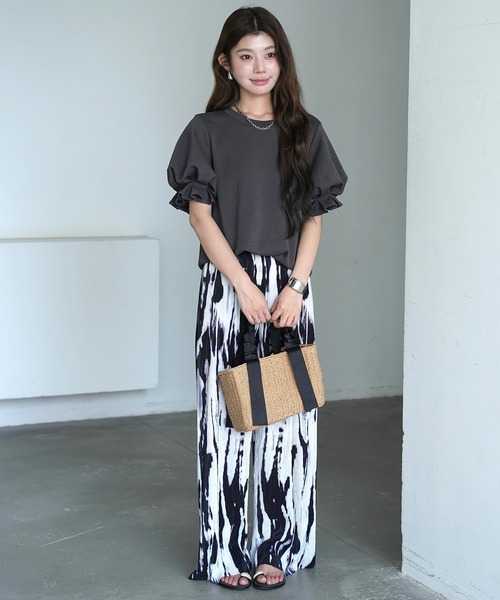 by LEGNA(バイレグナ)の「プリーツワイドパンツ(その他パンツ・レディース・ホワイト系その他/ブルー系その他2/ブラック系その他/ブルー系その他・FREE)」の5枚目の写真