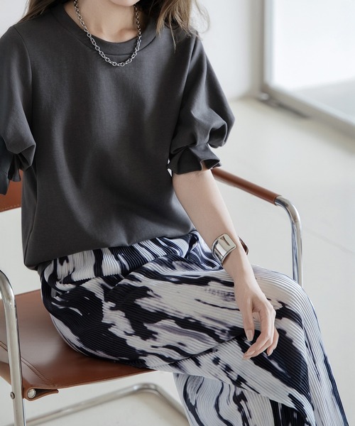 by LEGNA(バイレグナ)の「プリーツワイドパンツ(その他パンツ・レディース・ホワイト系その他/ブルー系その他2/ブラック系その他/ブルー系その他・FREE)」の8枚目の写真