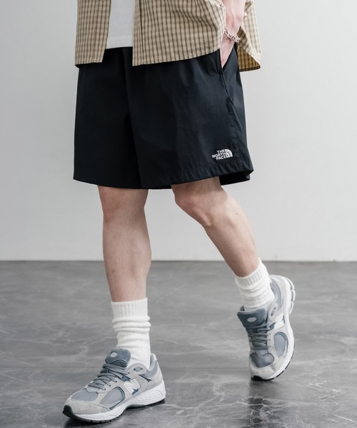 THE NORTH FACE(ザノースフェイス)の「THE NORTH FACE ザ・ノースフェイス CLASS V PATHFINDER PU 撥水 吸汗速乾 リップストップナイロンワイドショートパンツ(その他パンツ・メンズ・ブラック/ネイビー/イエロー・M/L)」の1枚目の写真