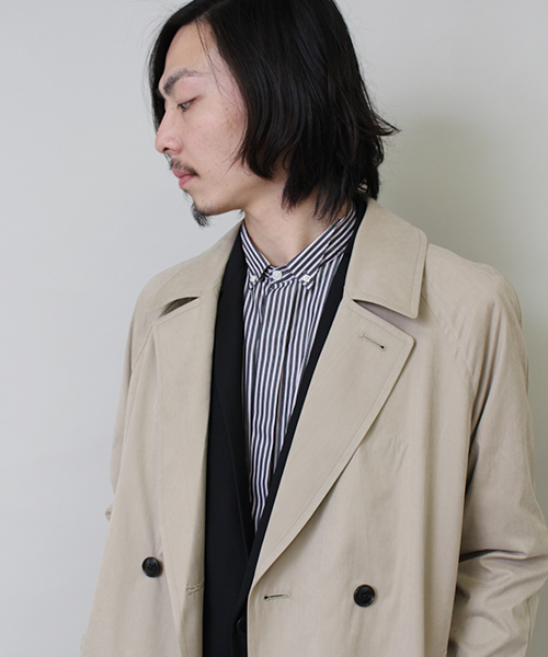 Lui's(ルイス)の「Lui's(ルイス) トレンチコート(トレンチコート・メンズ・ベージュ/オリーブ・SMALL/MEDIUM)」の5枚目の写真